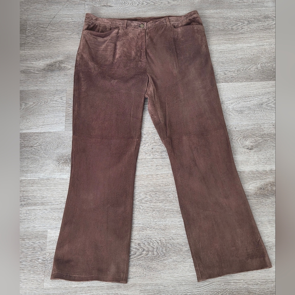Lauren Ralph Lauren Women's Pants 100% Leather, Size 16, Vtg. - Picture 12 of 12